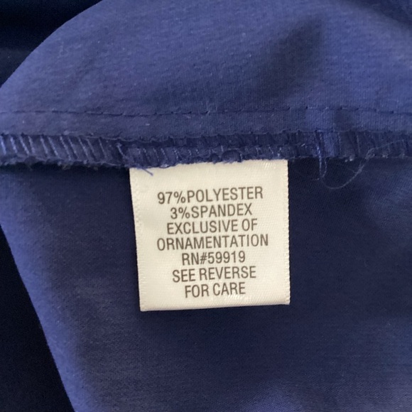 CROFT AND BARROW PLUS SIZE‎ 1X TOP BLUE SHIMMERY SPARKLY BLOUSE LONG SLEEVES EUC - Picture 9 of 9